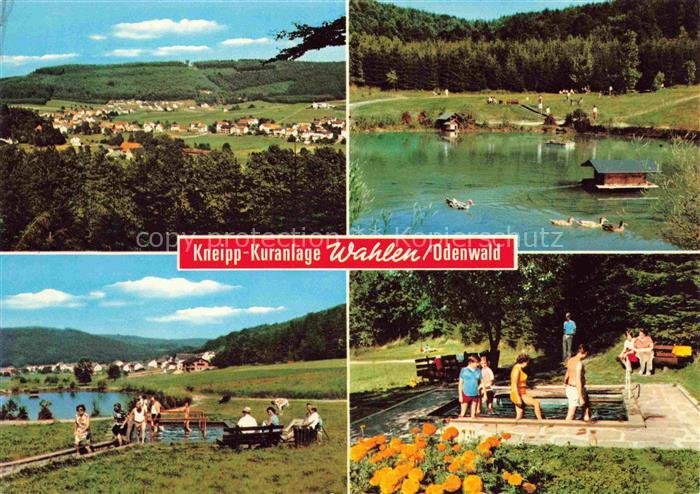 Wahlen Odenwald Grasellenbach Bergstrasse Hessen Panorama Badesee Wassertretanla