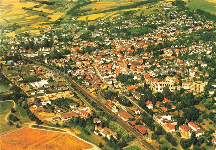 Bad Koenig Odenwald Hessen Fliegeraufnahme