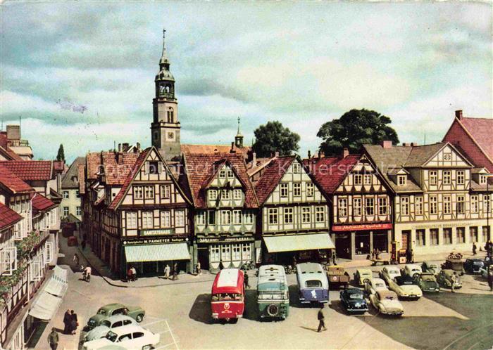 CELLE  Niedersachsen Grosser Plan und Stadtkirche