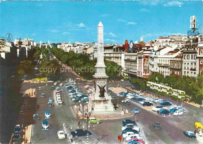 LISBOA Lisbon Lissabon Lisbonne PT Restauradores e Avenida da Liberdade
