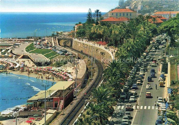 SANREMO San Remo Liguria IT La Spiaggia e Corso Imperatrice