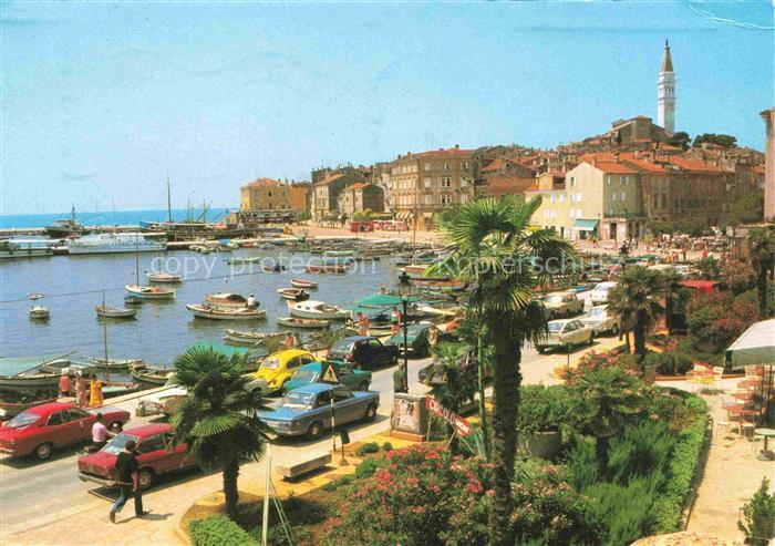 Rovinj Rovigno Istrien Croatia Hafenpartie