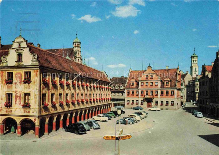 Memmingen Bayern Marktplatz