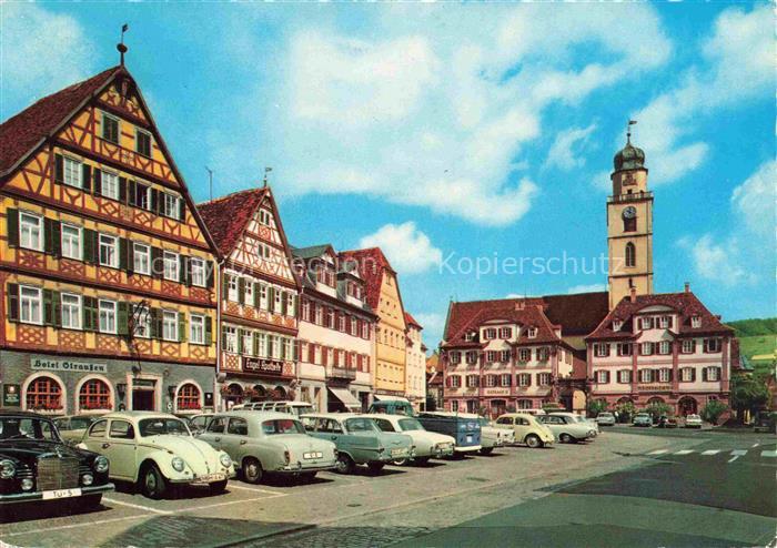 BAD MERGENTHEIM BW Marktplatz
