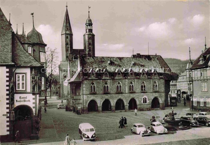 GOSLAR Harz Niedersachsen Marktplatz Kirche