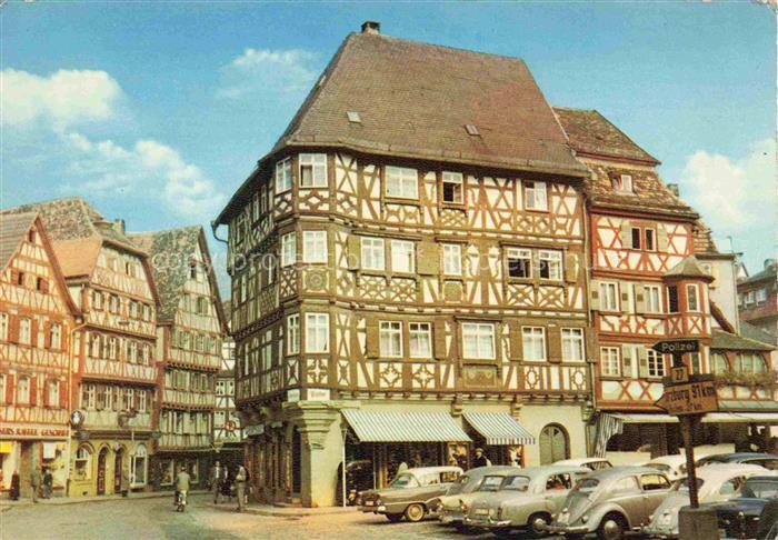 Mosbach Baden Neckar-Odenwald-Kreis BW Hauptstrasse und Palm'sches Haus