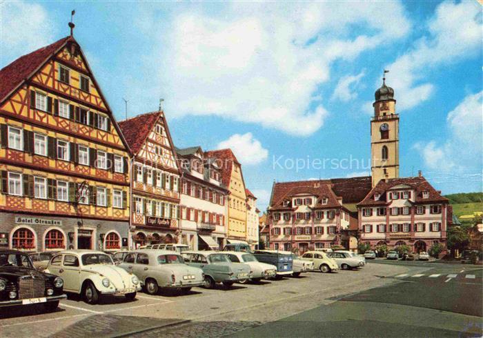 BAD MERGENTHEIM BW Marktplatz