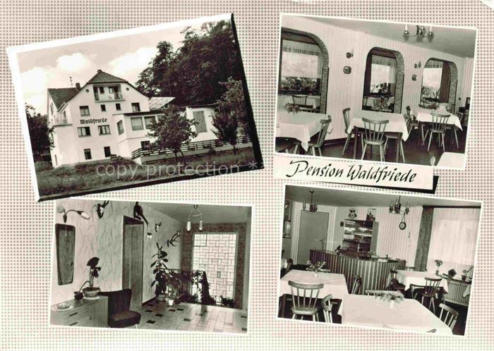 Weiten-Gesaess Michelstadt Odenwaldkreis Hessen Pension Waldfriede Gastraeume Ba