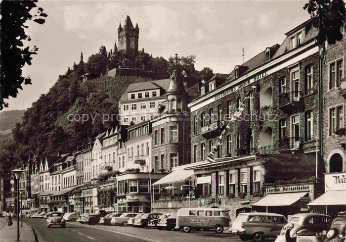 Cochem Kochem Mosel Uferstrasse Schloss
