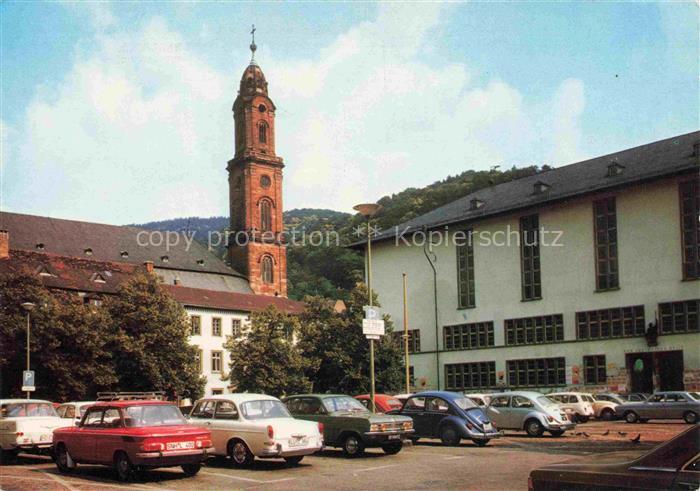 HEIDELBERG  Neckar Universitaet und Jesuitenkirche