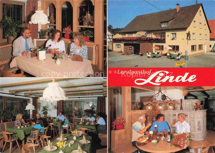 Oberhomberg Landgasthof Linde Gastraeume Terrasse