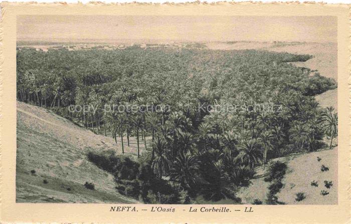 Nefta Tunesie Oasis La Corbeille