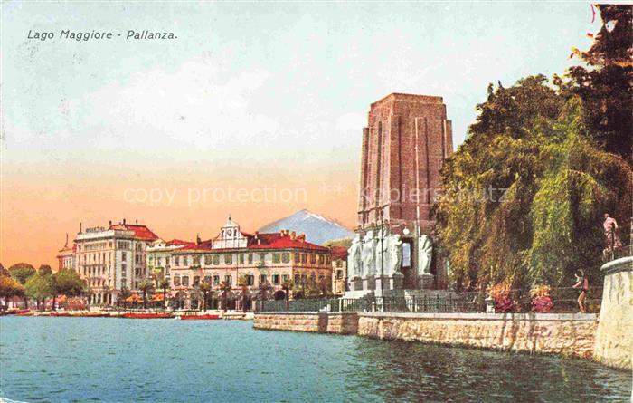 Pallanza Lago Maggiore Piemonte IT Mausoleo Cadorna Hotel am See