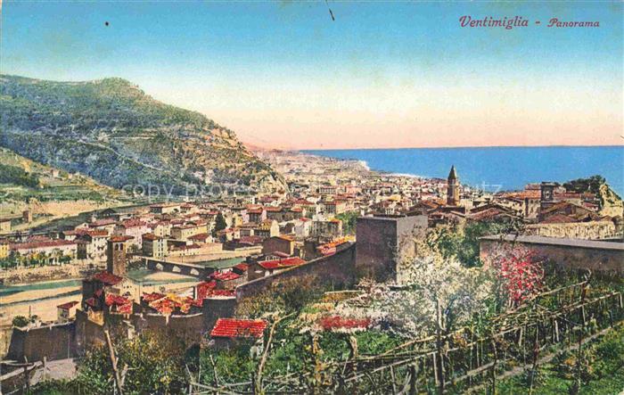 VENTIMIGLIA Vintimille Liguria IT Panorama