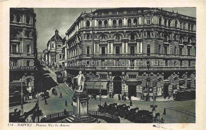 NAPOLI Neapel Naples IT Piazza Nicola Amore Monumento