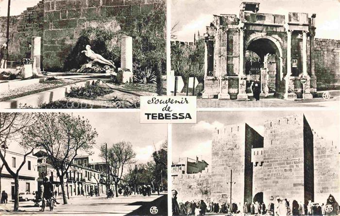 Tebessa Algerie Etoile Filante Porte Caracallo Cours Carnot