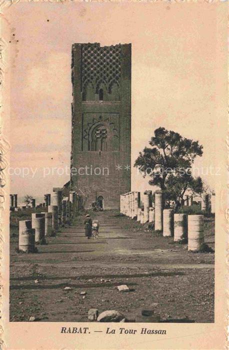 RABAT Maroc La Tour Hassan