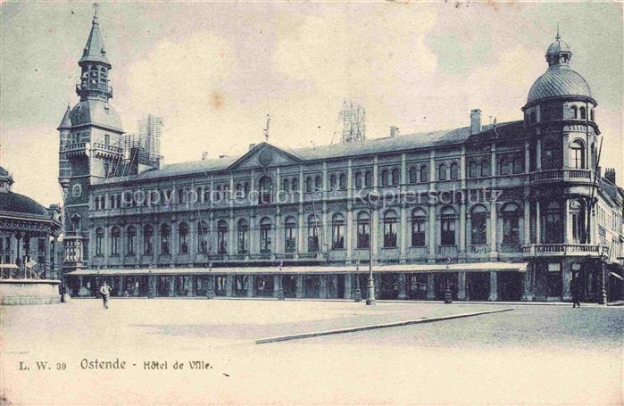 OSTENDE Oostende West-Vlaanderen Belgie Hotel de Ville