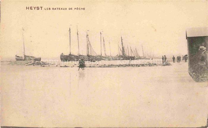 Heyst-aan Zee Heyst-sur-Mer Knokke-Heist Belgie Les Bateaux de Peche