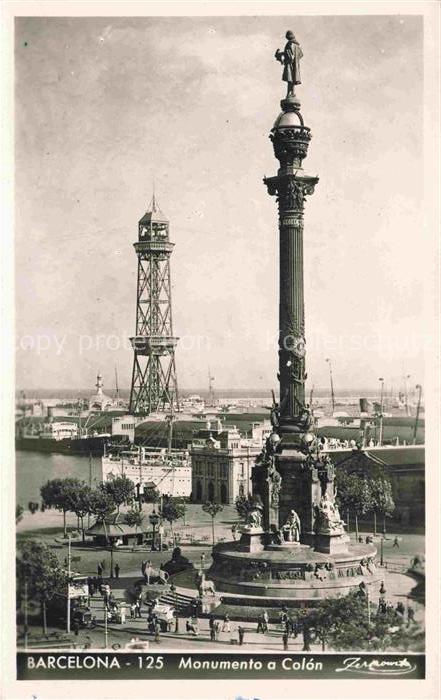BARCELONA Cataluna ES Monumento a Colon