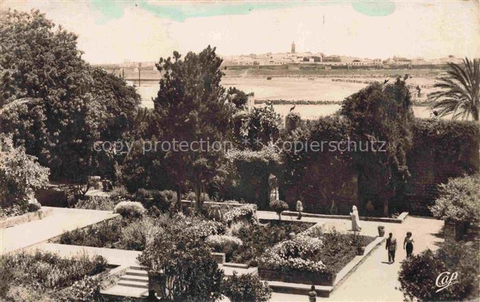 RABAT  Maroc Salé Jardin des Oudaias