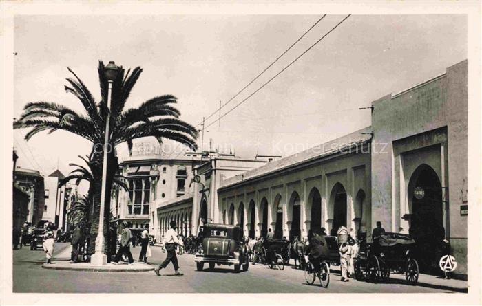 CASABLANCA Maroc Boulevard la Gare Marche Central