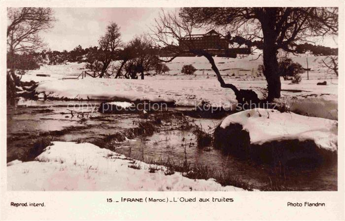 Ifrane Maroc L'Oued aux truites