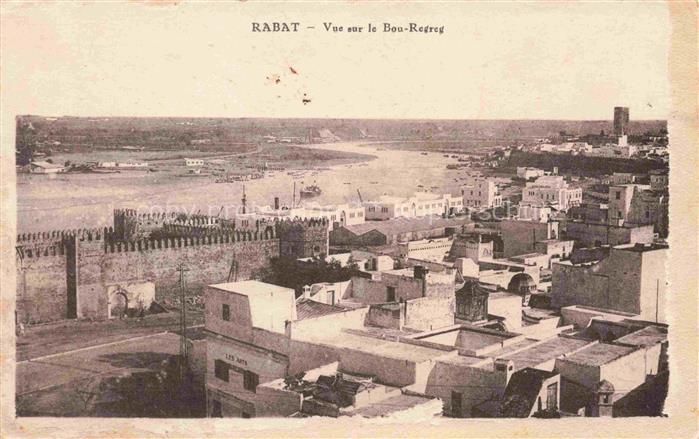 RABAT  Maroc Vue sur le Bou Regreg