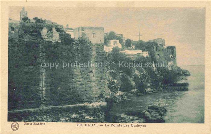 RABAT  Maroc La Pointe des Oudayas