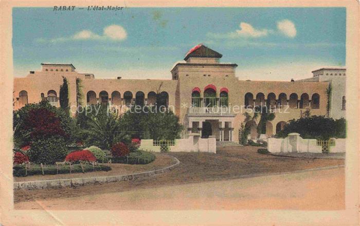 RABAT  Maroc L'etat Major