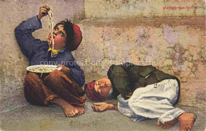 Maccheroni NAPOLI Pasta Lebensmittel Kinder Spagetti