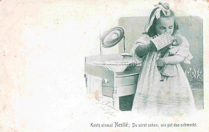 Puppe Doll Poupee Kinderspielzeug Maedchen Nestle Vevey