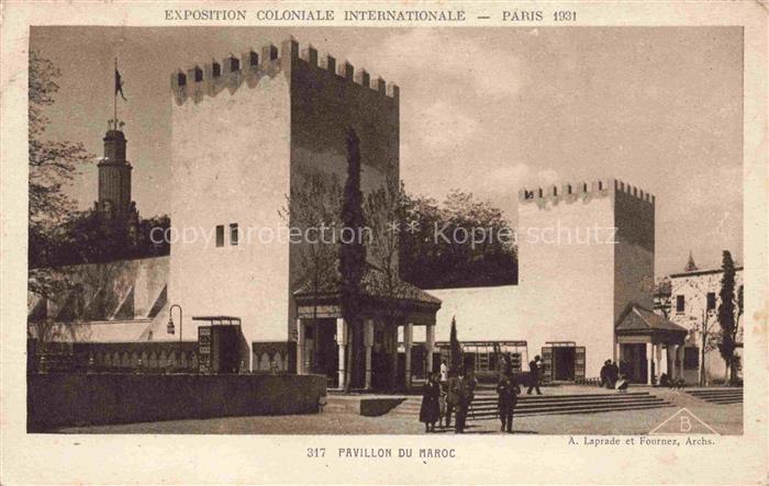 Exposition Coloniale Internationale Paris 1931 Pavillon du Maroc
