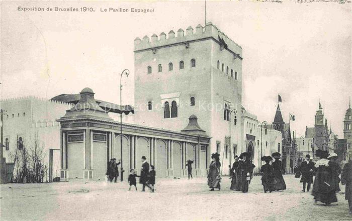 Exposition Bruxelles 1910 Pavillon Espagnol