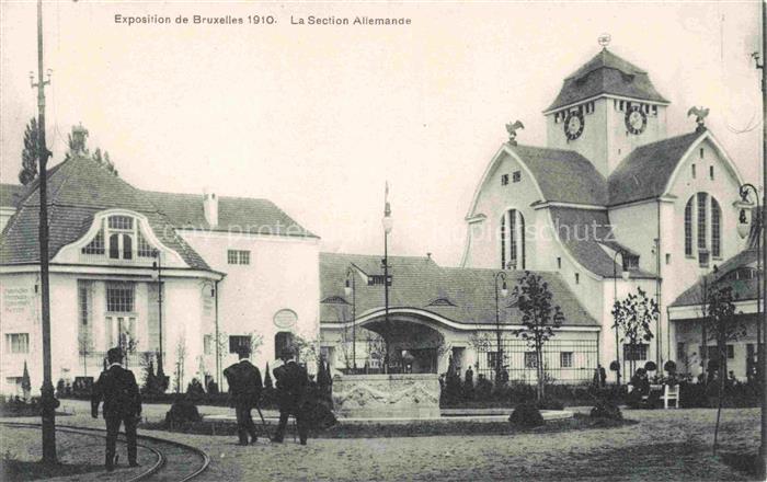 Exposition Bruxelles 1910 la Section Allemande