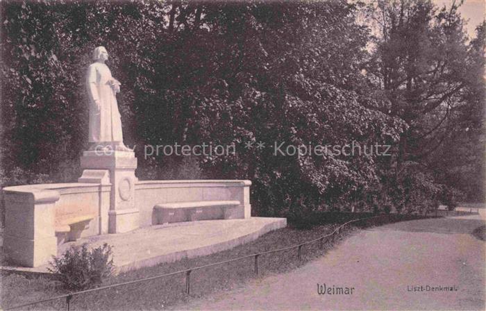 Skulpturen Weimer Liszt Denkmal