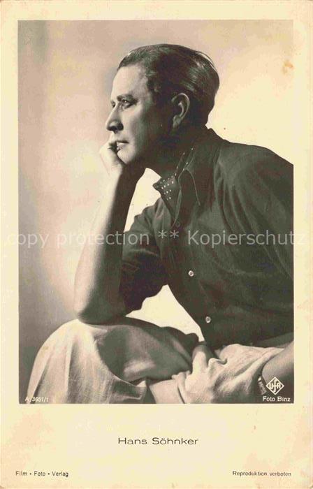 Foto Binz Nr. A 3651/1 Hans Soehnker