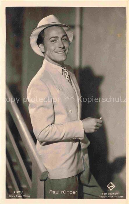 Foto Baumann Nr. A 3857/1 Paul Klinger Hutmode