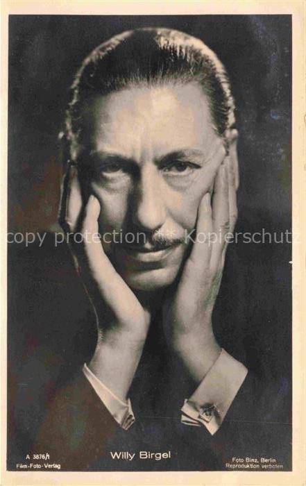 Foto Binz Nr. A 3867/1 Berlin Willy Birgel