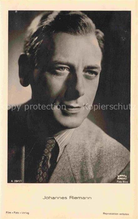 Foto Bavaria-Filmkunst Nr. A 3941/1 Johannes Riemann