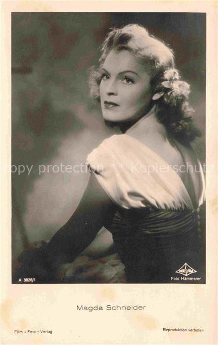 Foto Haemmarer Nr. A 3862/1 Magda Schneider Schauspielerin