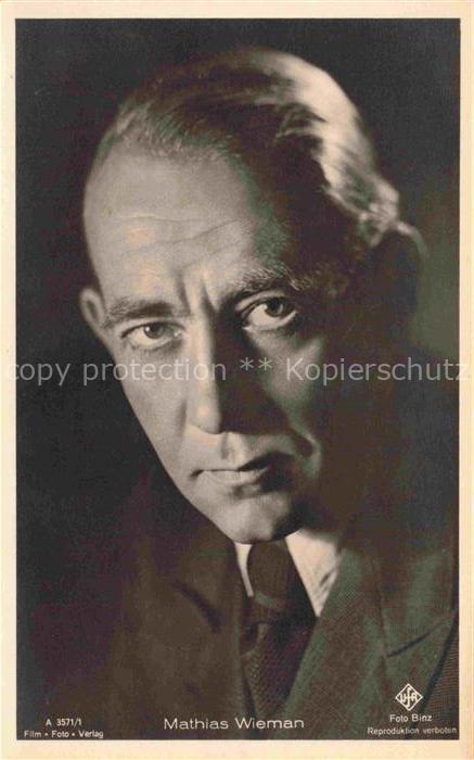 Foto Binz Nr. A 3571/1 Mathias Wieman Schauspieler