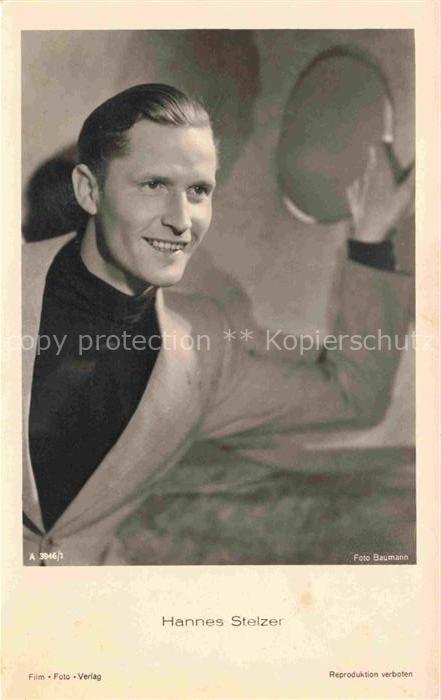Foto Baumann Nr. A 3946/1 Hannes Stelzer Schauspieler