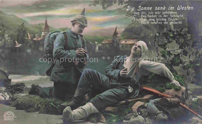 Foto RKL Nr. 8257/5 Soldaten Pickelhaube