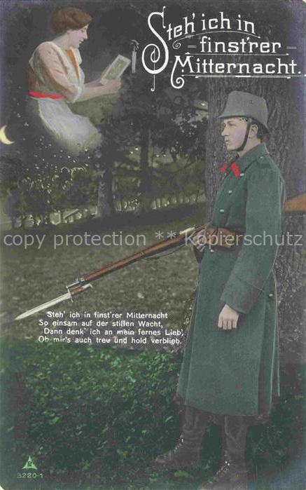 Foto PH Paris Nr. 3220-1 Soldaten Frauen Poesie