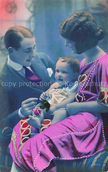 Foto Bleuet Paris Nr. 443 Kinder Frauen