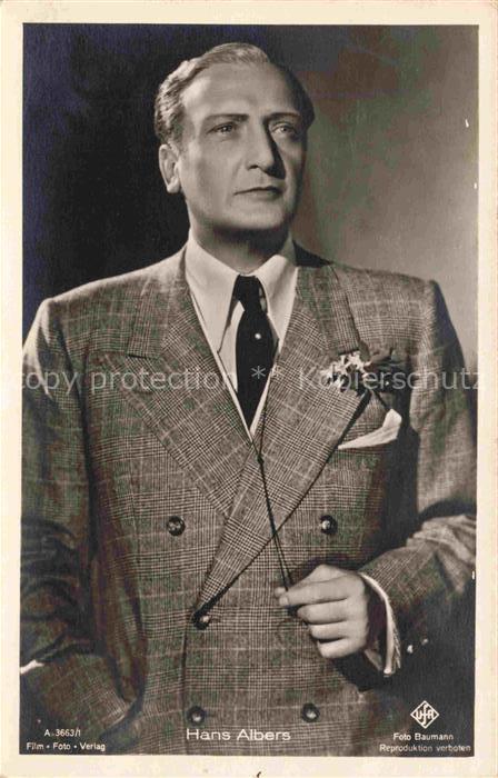 Foto Baumann Nr. A 3663/1 Hans Albers Schauspieler