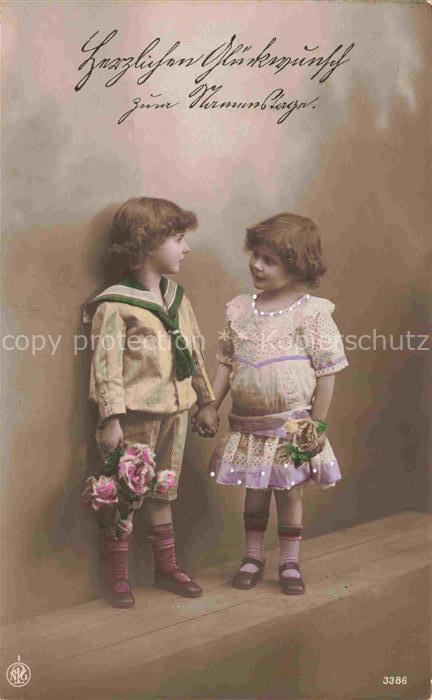 Foto NPG Nr. 3386 Kinder Rosen Namenstage