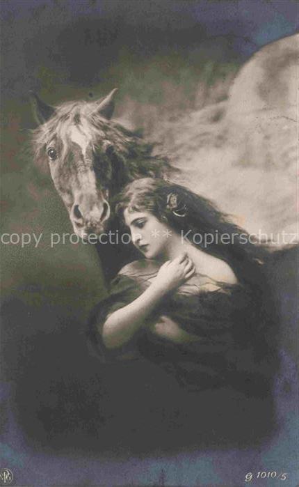 Foto NPG Nr. g 1010/5 Frauen Pferd