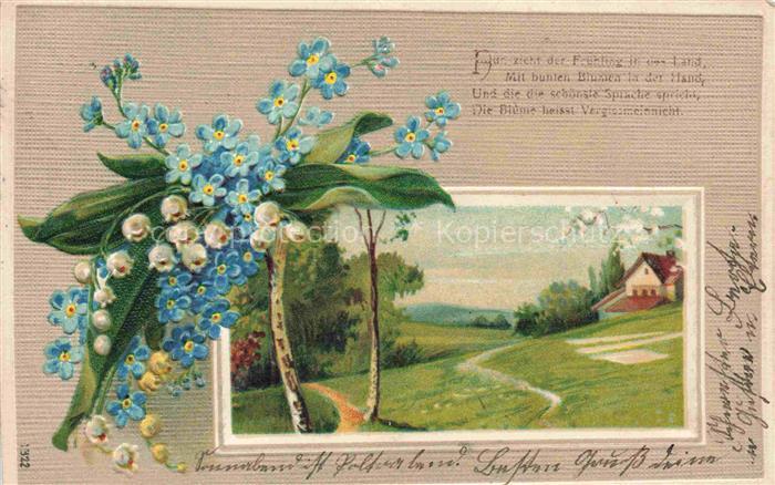 Maigloeckchen Lily of the Valley Muguet Mughetto-- Landschaft